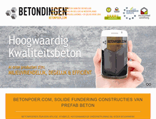 Tablet Screenshot of betonpoer.com